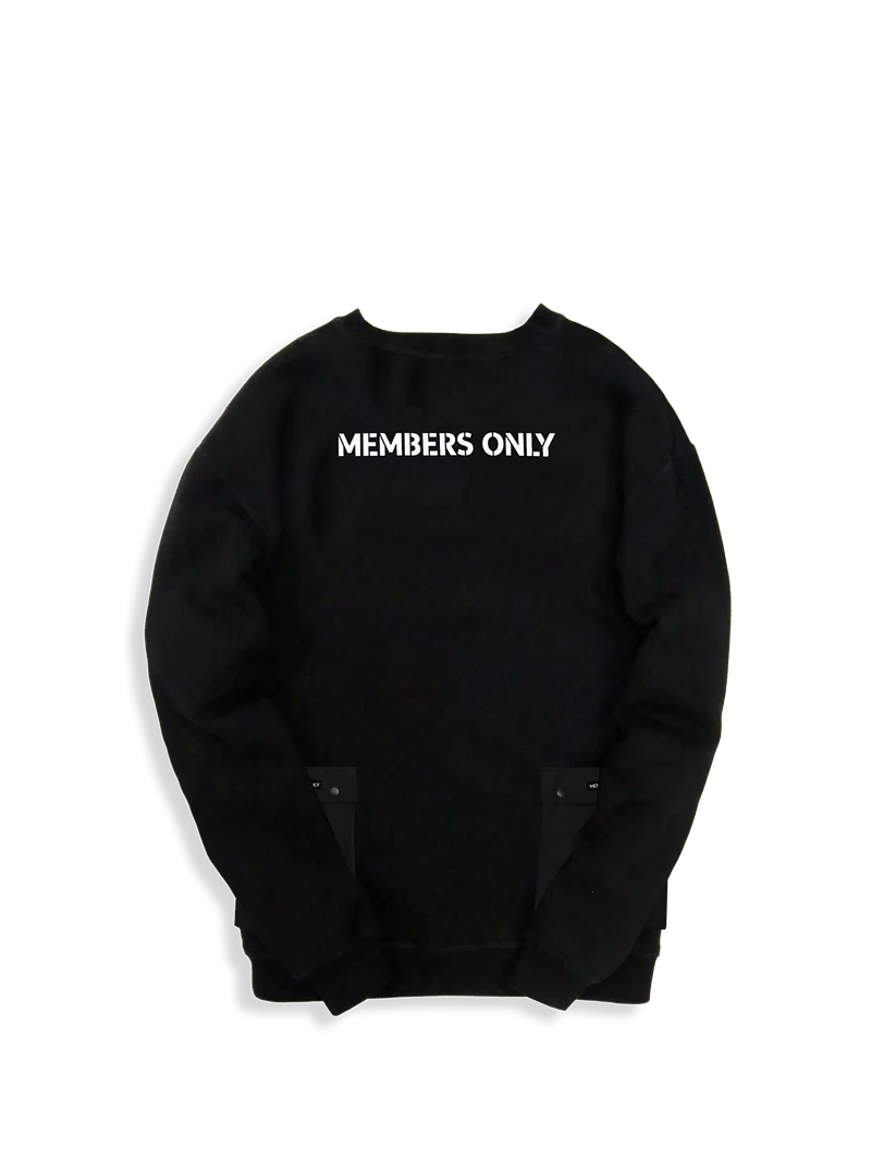 Members Only Duality Pocket Crewneck Sweatshirt