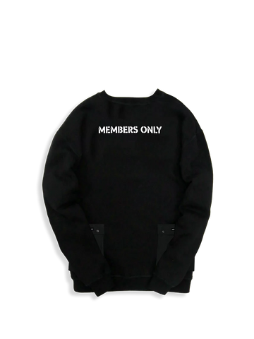 Members Only Duality Pocket Crewneck Sweatshirt