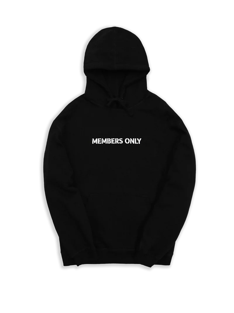 Members Only Front To Back Hooded Sweatshirt